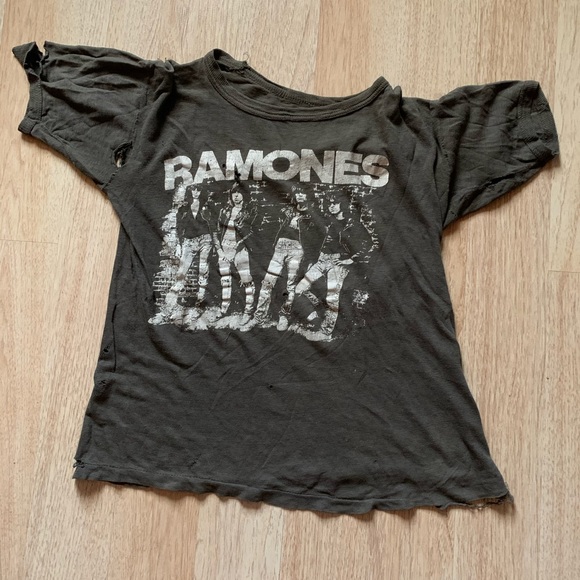 Vintage Ramones Distressed T Shirt 70s rare - Picture 2 of 5